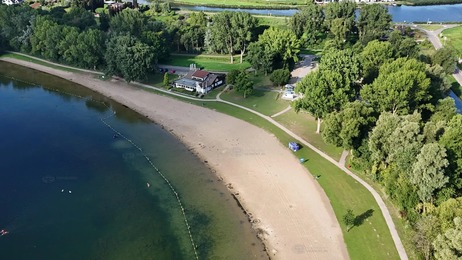 Zevenhuizerplas Noordwest luchtfoto