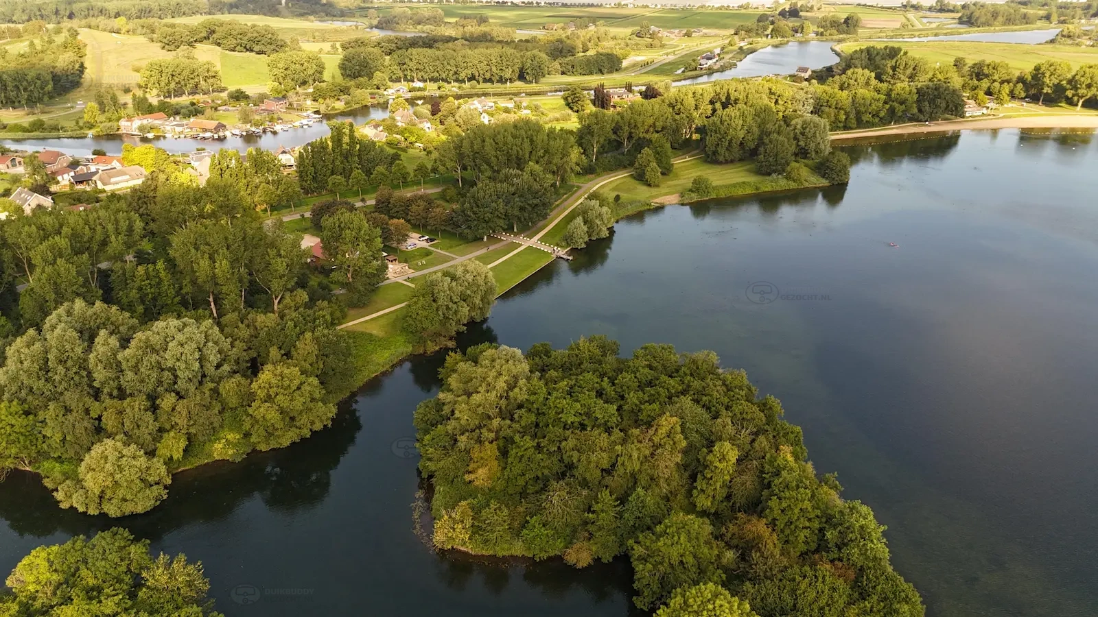Zevenhuizerplas boothelling luchtfoto
