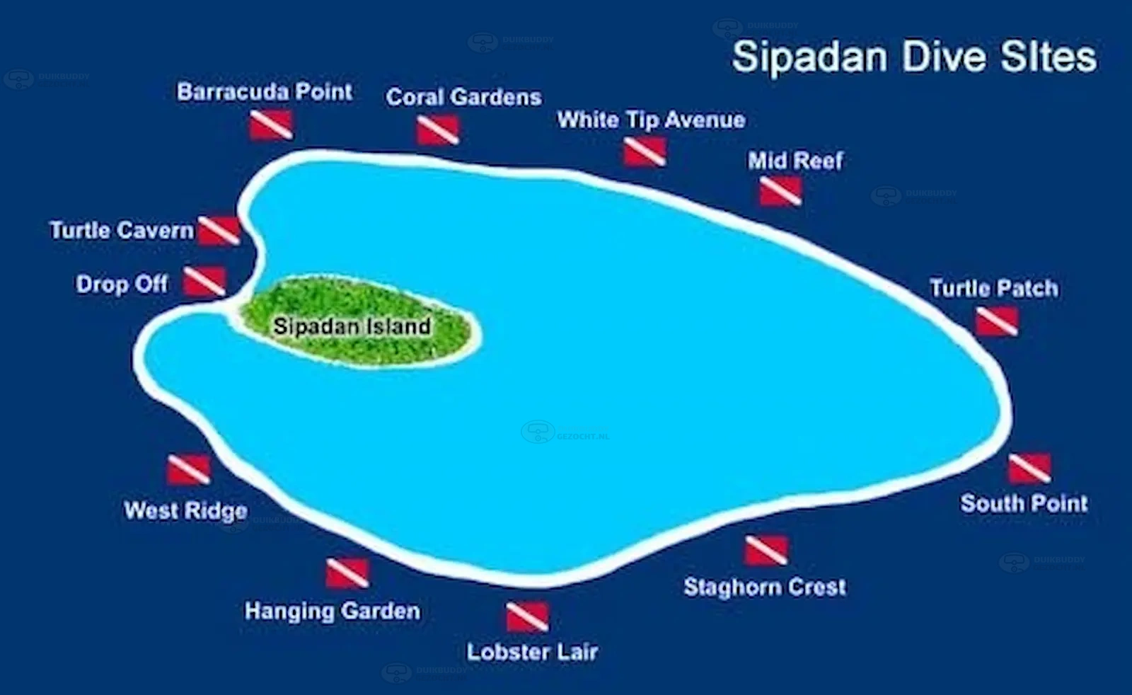Sipadan eiland duiklocaties